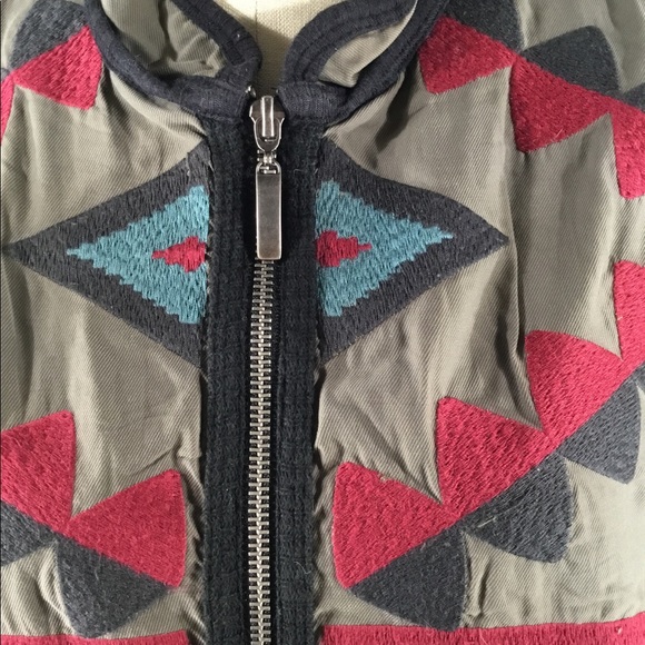 Biya by Johnny Was Elaile Zip Vest in Westeros M NWT - Picture 4 of 7